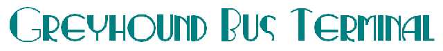 Greyhound Bus Terminal Logo